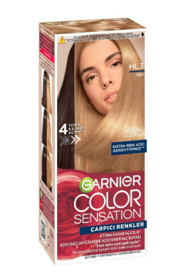 Garnier Çarpıcı Renkler HL3 8.31 Sarı Saç Boyası Saç Boyası - Garnier 